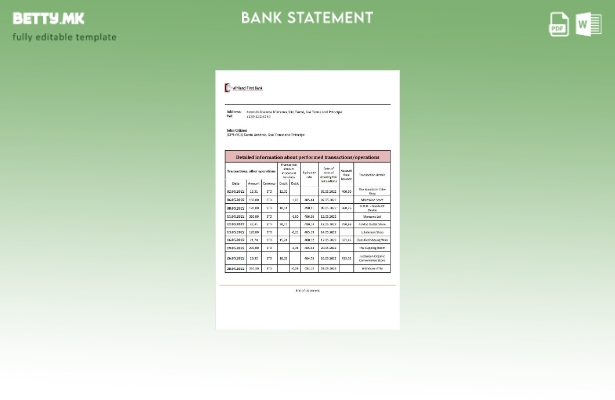 модерен стил Сао Томе и Принципе Африланд Шаблон за збор за прв извод од банка